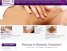 Tablet Screenshot of harmonictransitions.com